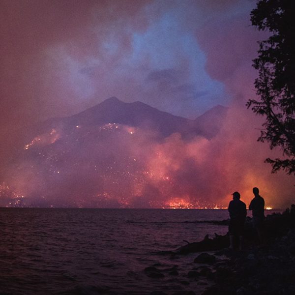 Howe Ridge Fire in Glacier National Park